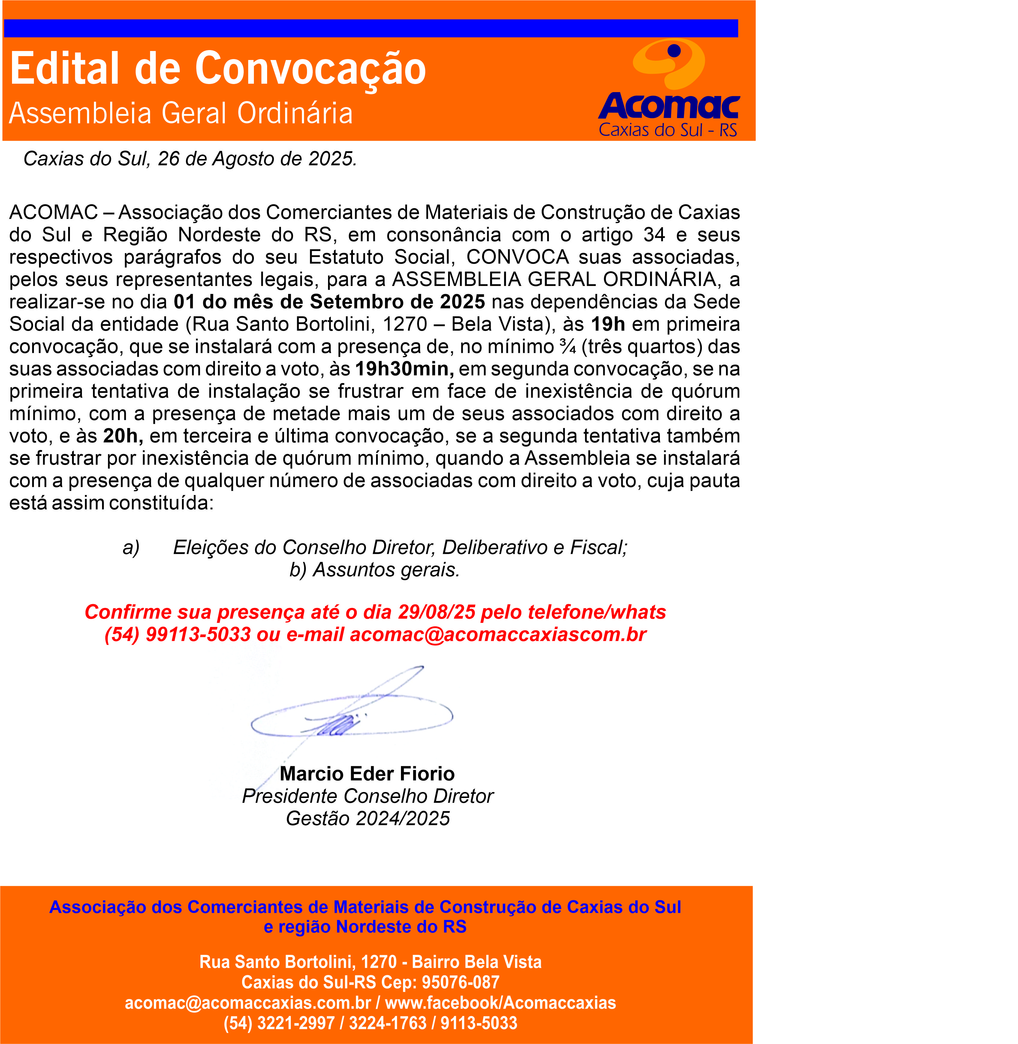 Assembleia Geral 2026